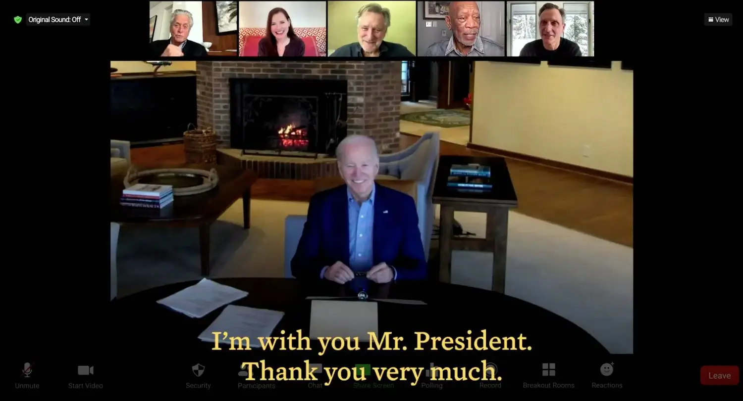 Freeman supported Joe Biden in 2024 video (X / @POTUS46Archive)