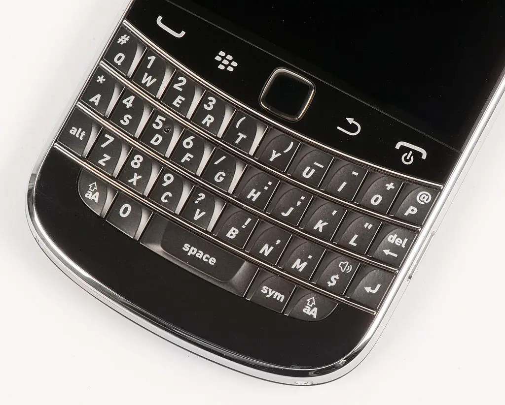 The physical keyboard was one of BlackBerry's major selling points (What Laptop magazine/Future via Getty Images)