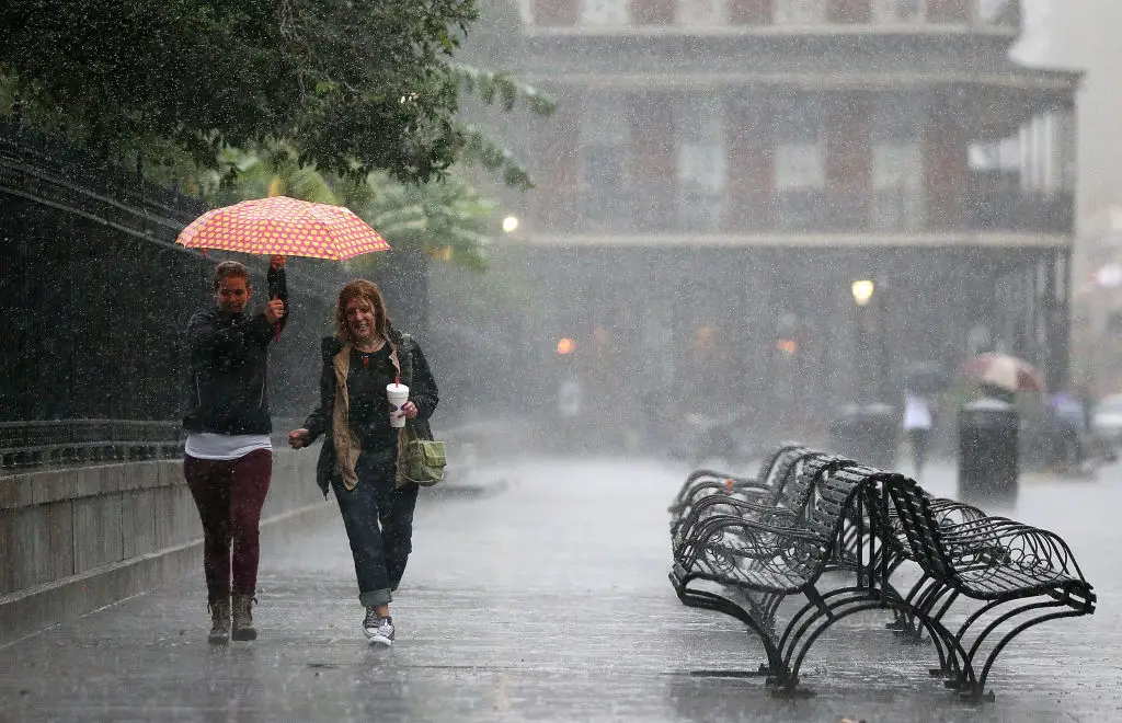 Several inches of rainfall are expected to arrive, alongside flooding and strong winds (Sean Gardner / Getty Images)