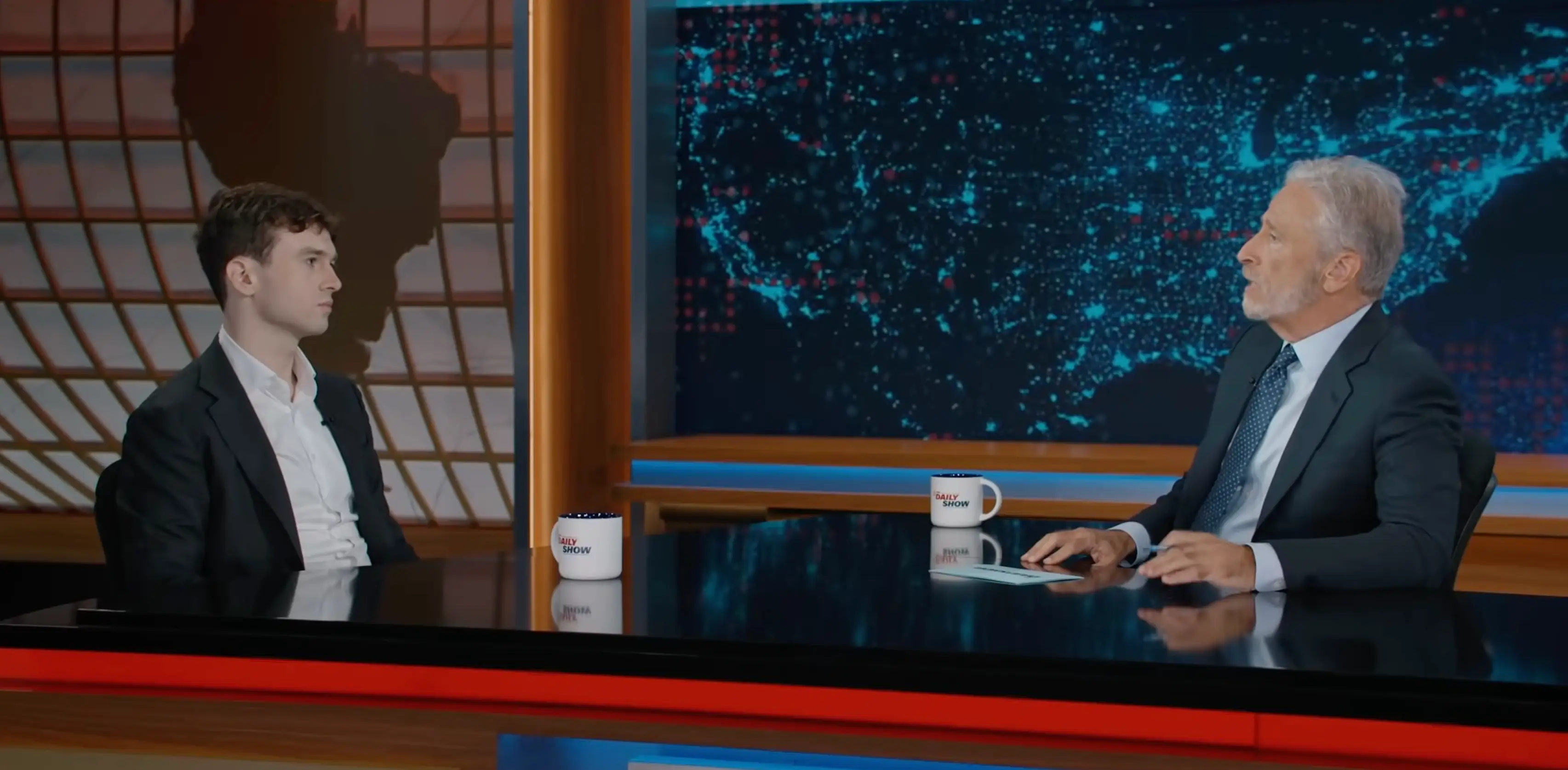 Ex-Anthropic researcher Jacob Coxon shared his predictions for AI (YouTube/@TheDailyShow)