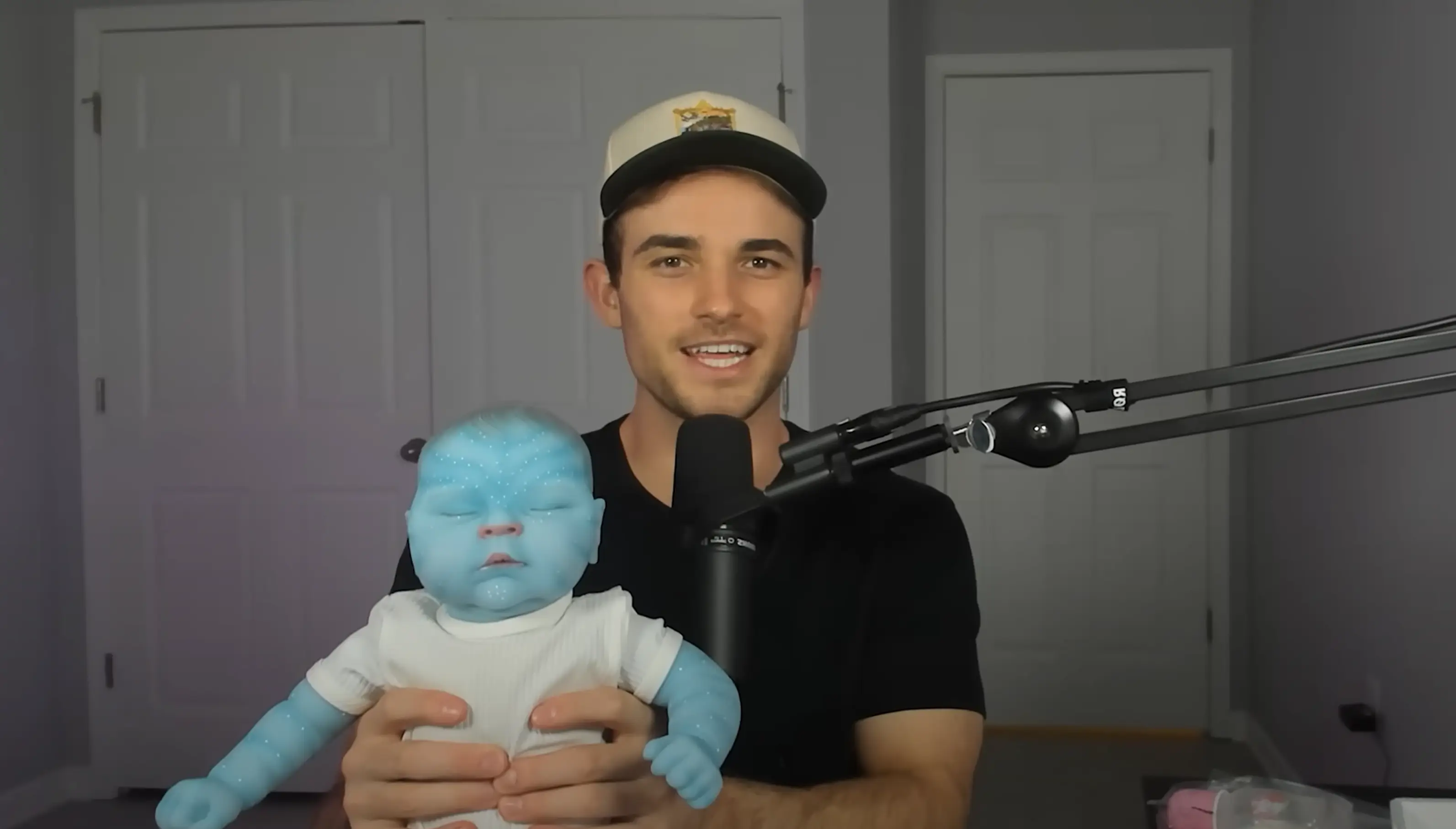 Sam purchased an Avatar baby for $100 (Sambucha/YouTube)