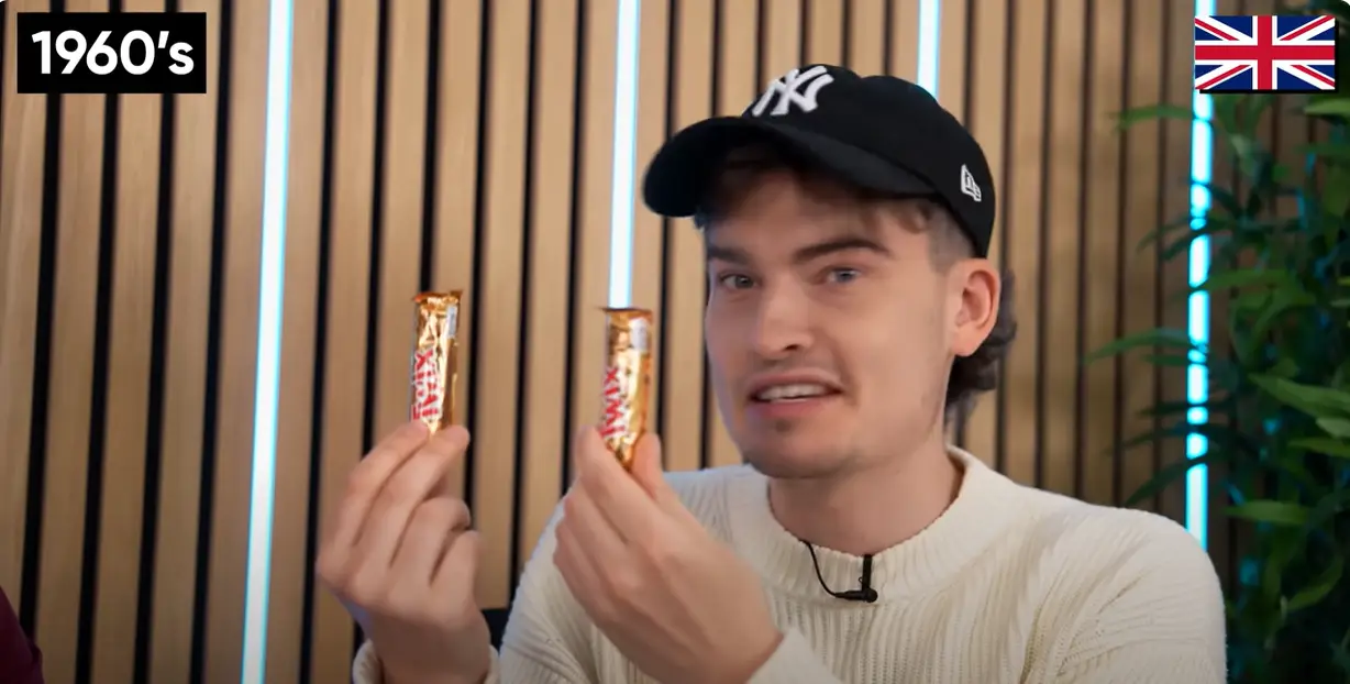 The duo sampled a range of snacks.