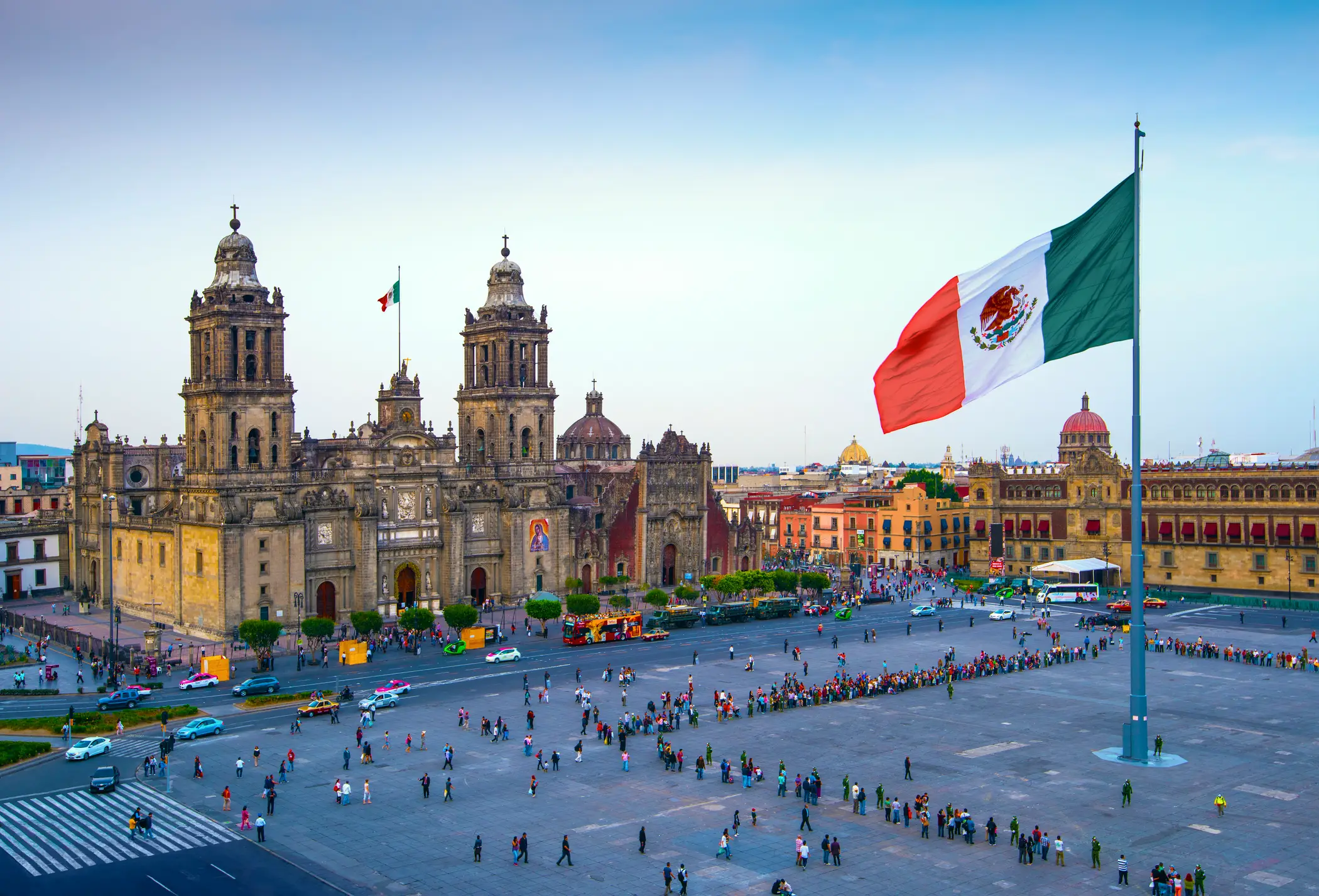 Zocalo, the main square in Mexico City (Getty Images)
