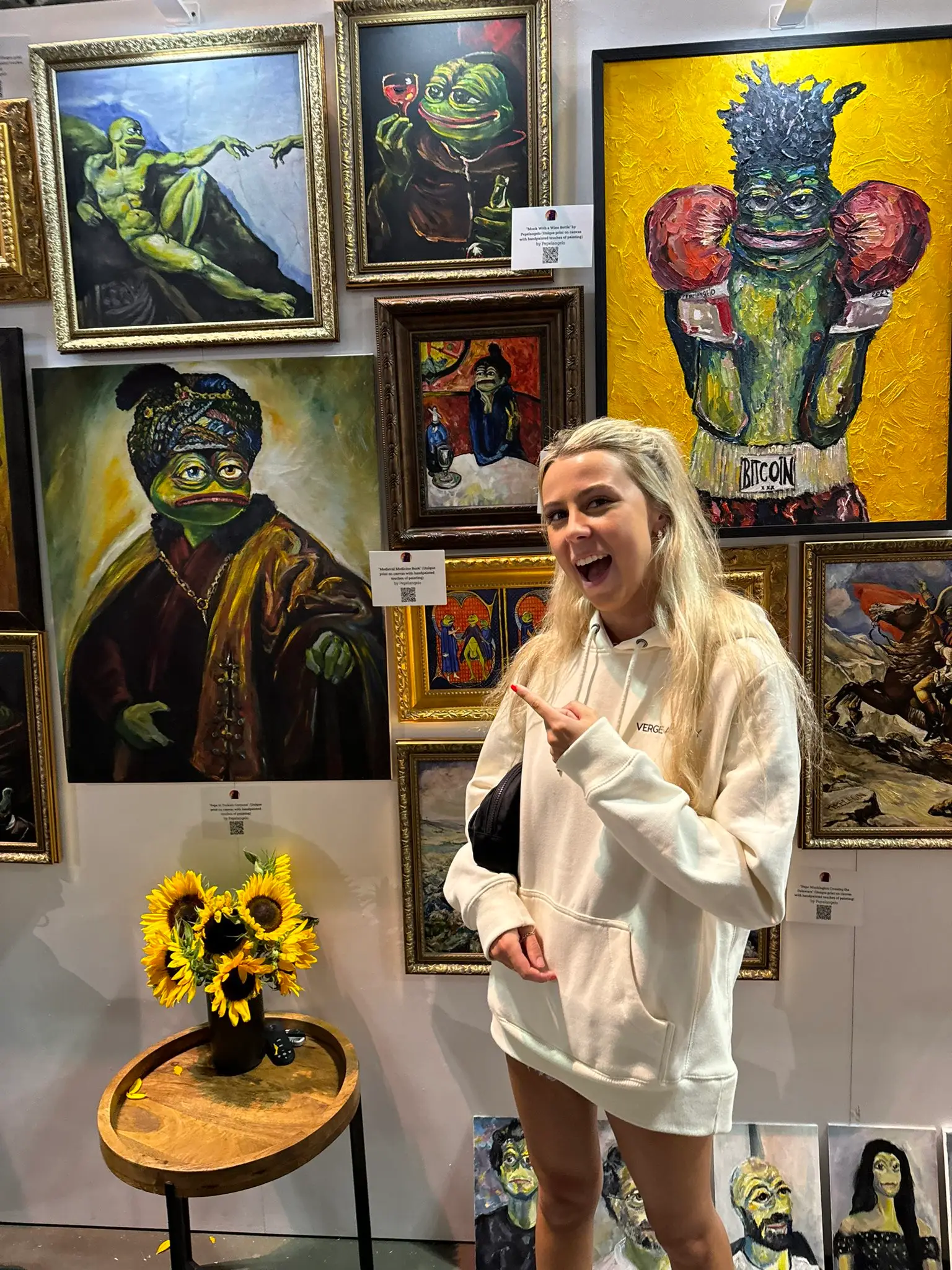 The 21-year-old received some advice from the Tesla boss (X/@HalieyWelchX)