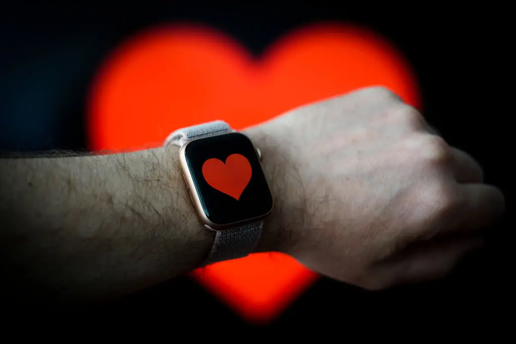 Don't ignore warning signs given by your Apple Watch, as they could save you from potential heart issues (Jaap Arriens / NurPhoto via Getty Images)
