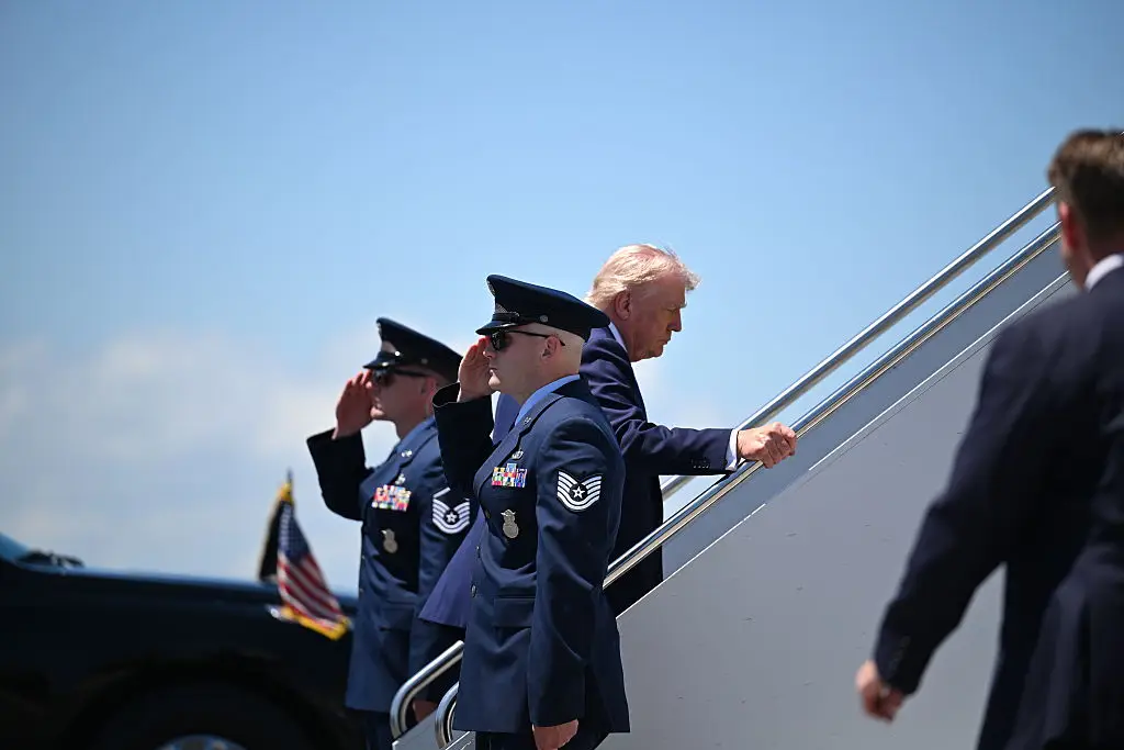 President Trump is a regular at the former West Palm Beach International Airport (Roberto Schmidt / Stringer / Getty)