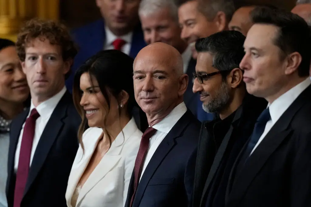 Bezos hopes that Amazon can do more good than his charitable donations (Pool / Pool / Getty)