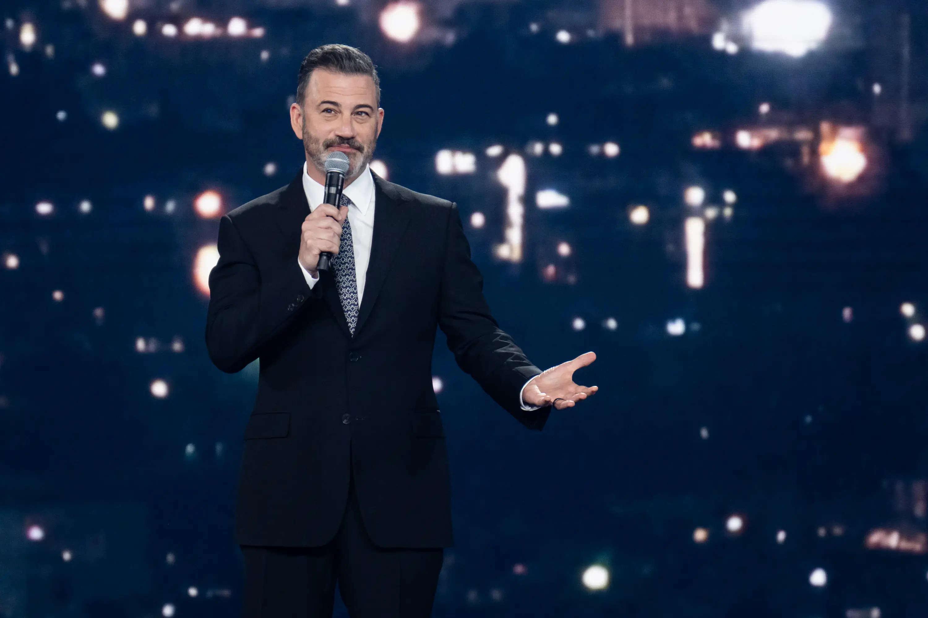 Jimmy Kimmel saw his show indefinitely suspended (David Russell/Disney via Getty Images)