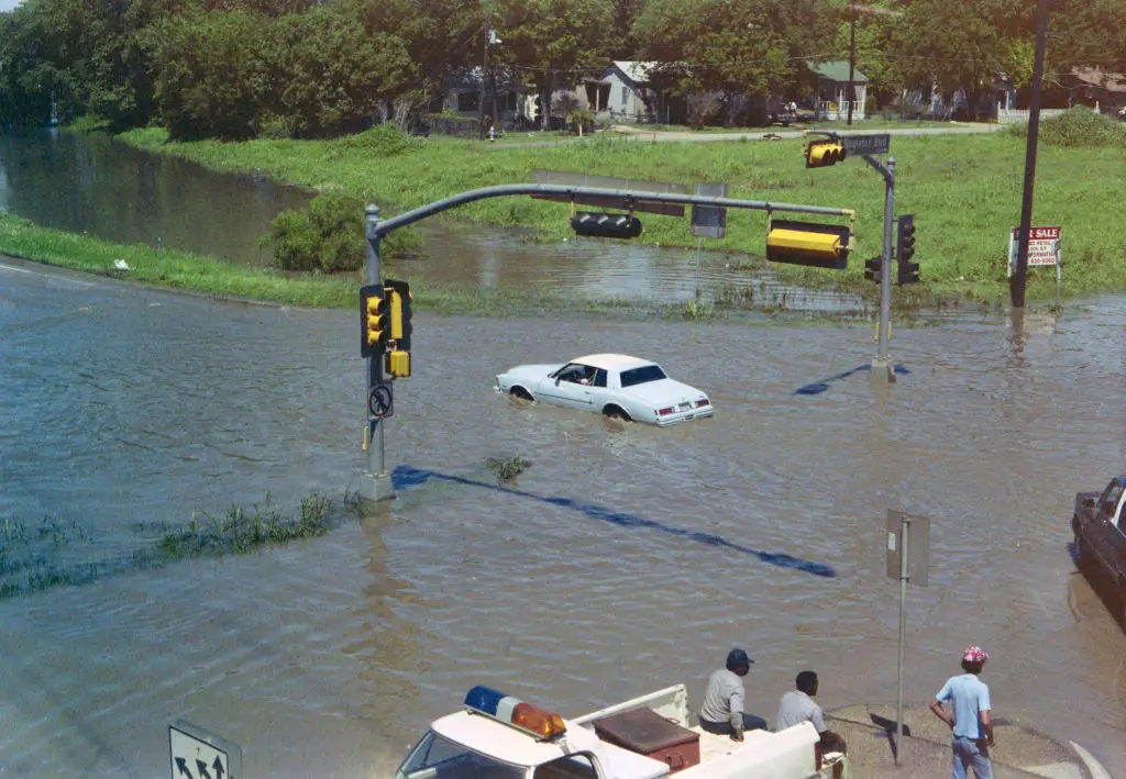 Dallas is prone to flash flooding (HUM Images/Universal Images Group via Getty Images)