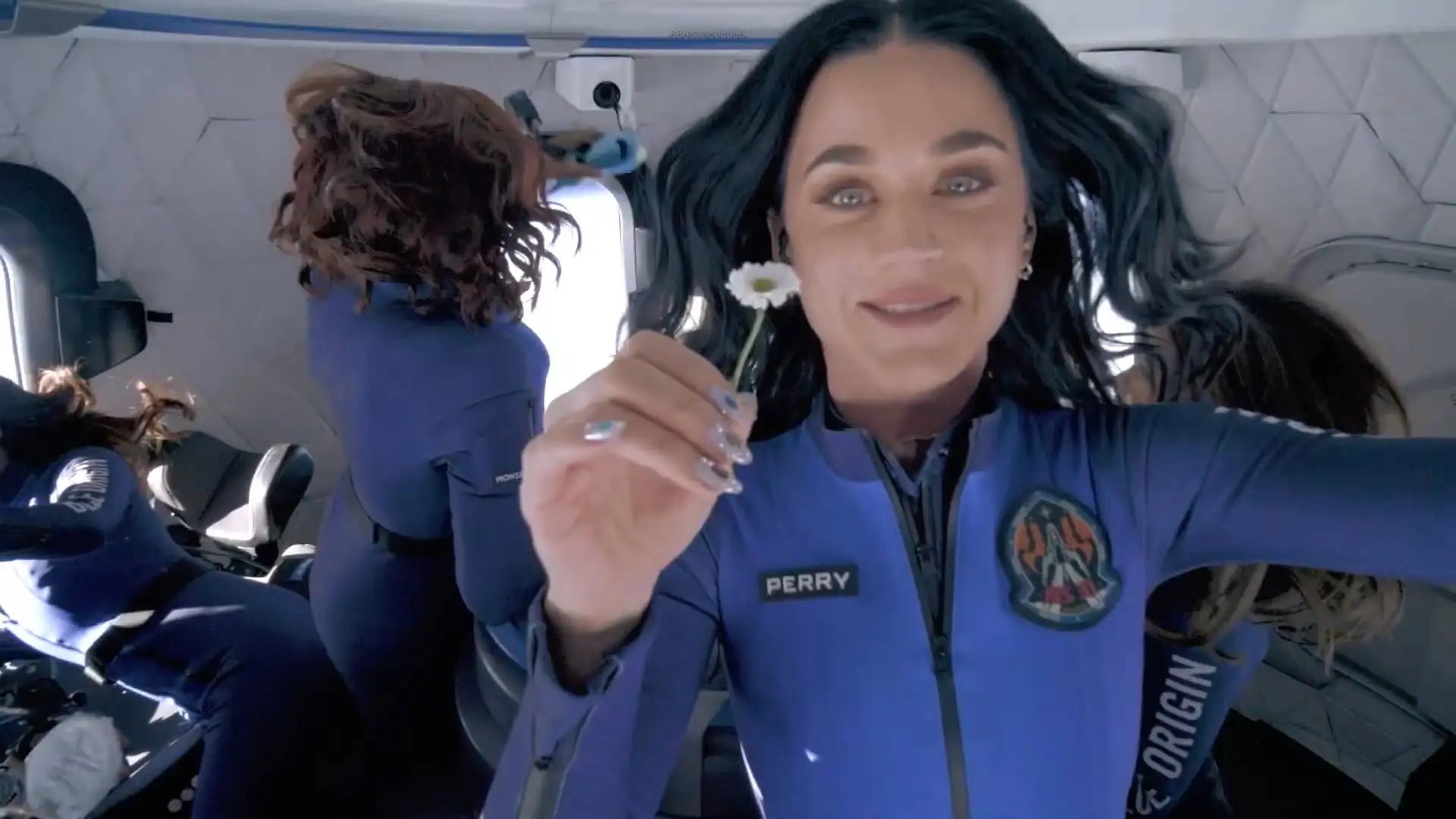 Perry and the rest of the crew might not be classed as astronauts (Blue Origin)