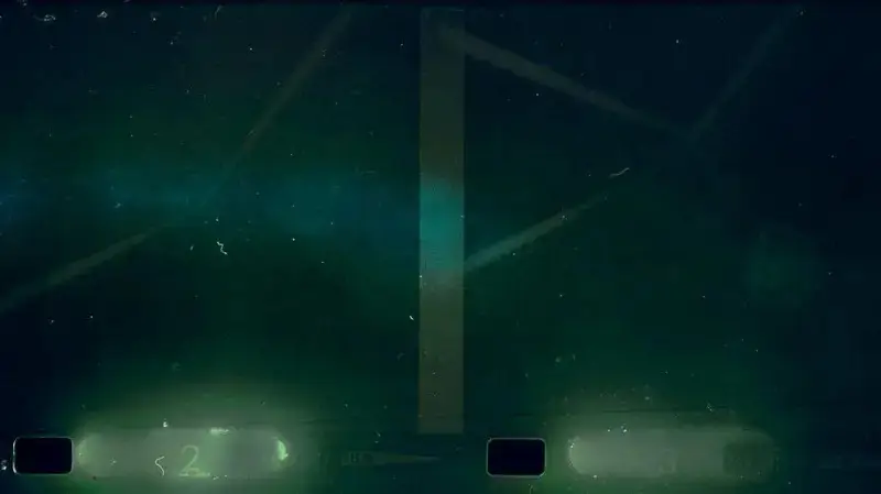 The developed photos from the submerged camera show no sign of the Loch Ness Monster, much to the dismay of staunch believers (National Oceanographic Centre)