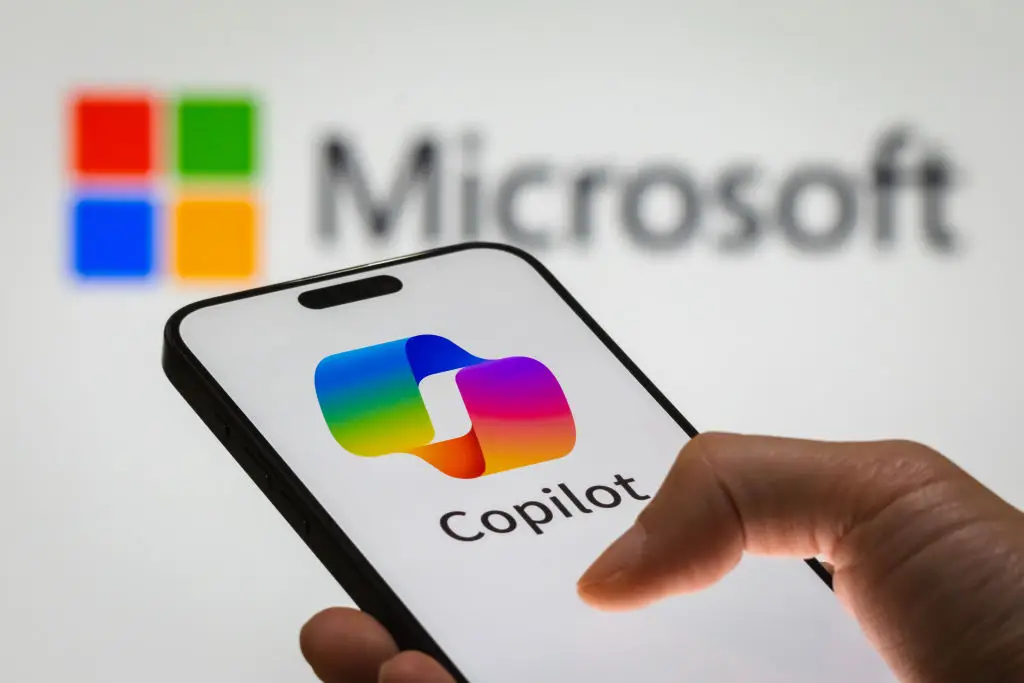 Microsoft's promotion of Copilot has left them with an unfortunately catchy name spreading across social media (Cheng Xin/Getty Images)