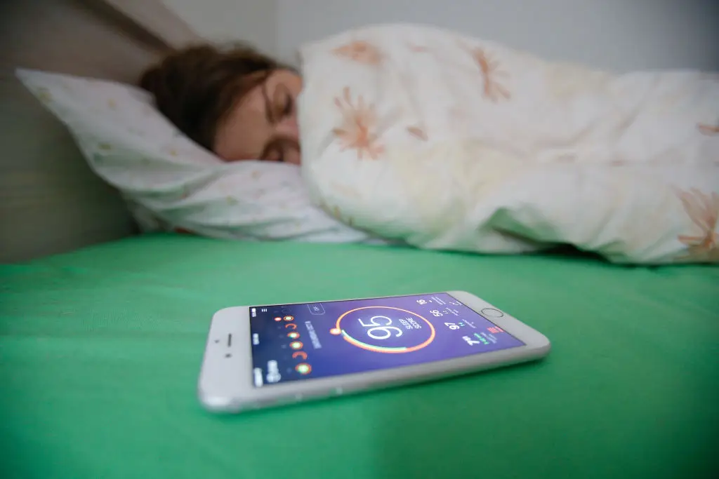 The sleep cycle app recorded something strange (Jaap Arriens/NurPhoto via Getty Images)
