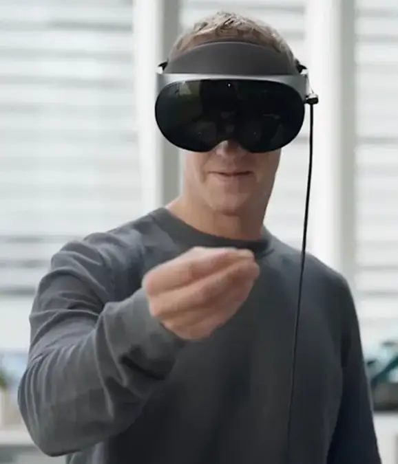 He pointed out the Vision Pro being seven times more expensive than Meta's Quest /Meta