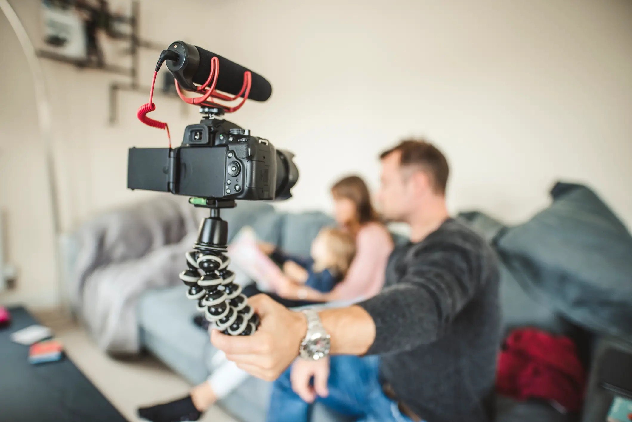 Children who appear in family vlog content are not protected under the new social media ban (AzmanJaka/Getty Images)