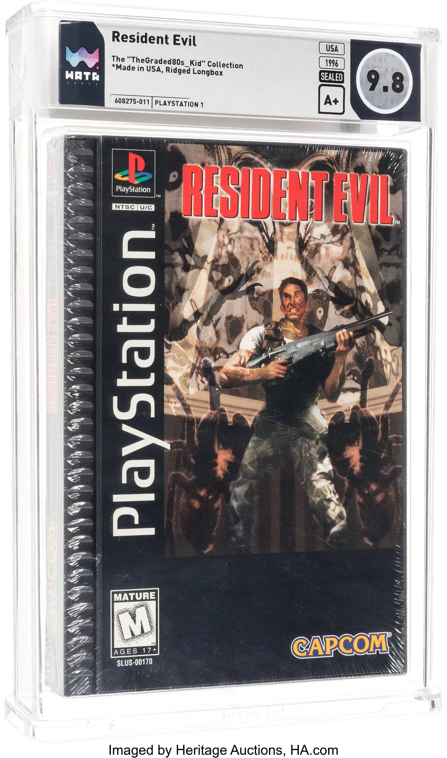 This rare copy of Resident Evil is already going for over $10,000 (Heritage Auctions)