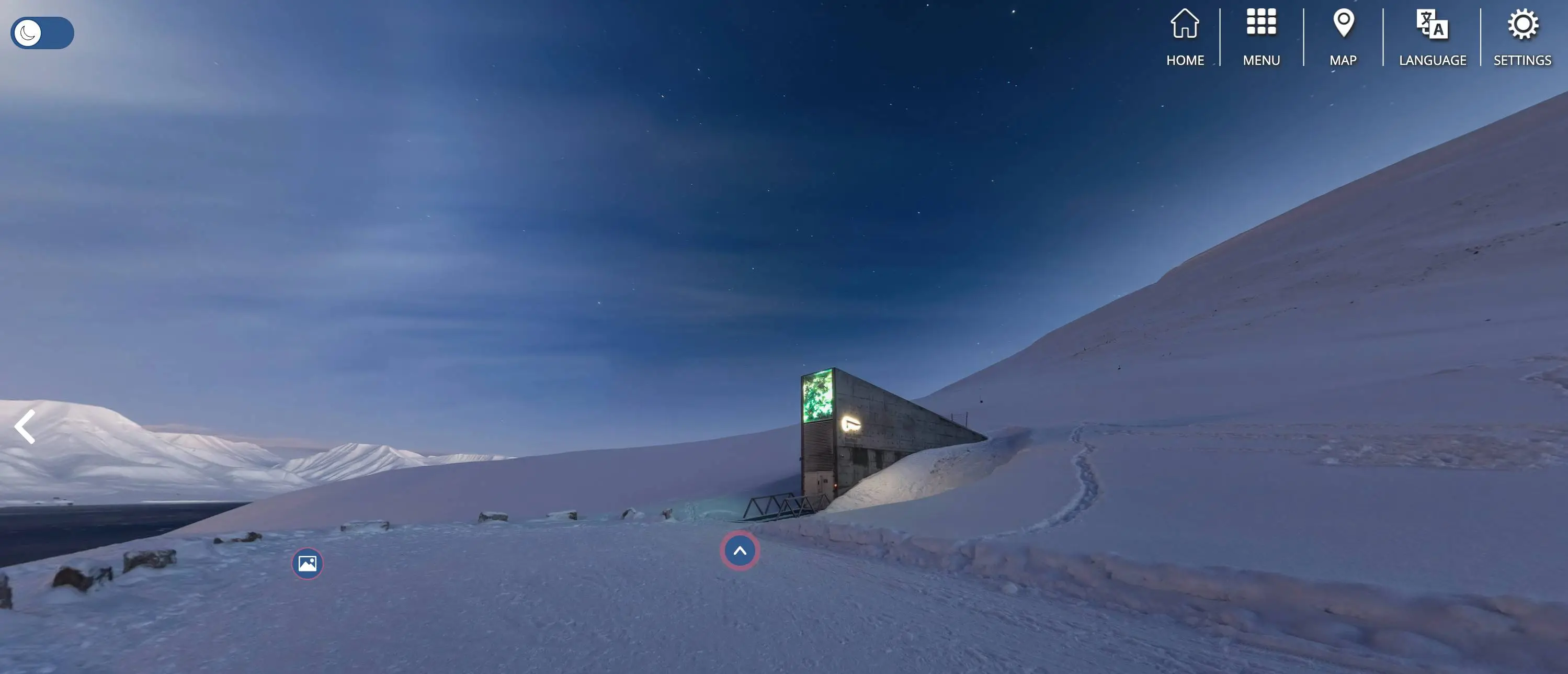 Curious tourists can take a tour of the vault (Svalbard Global Seed Vault)