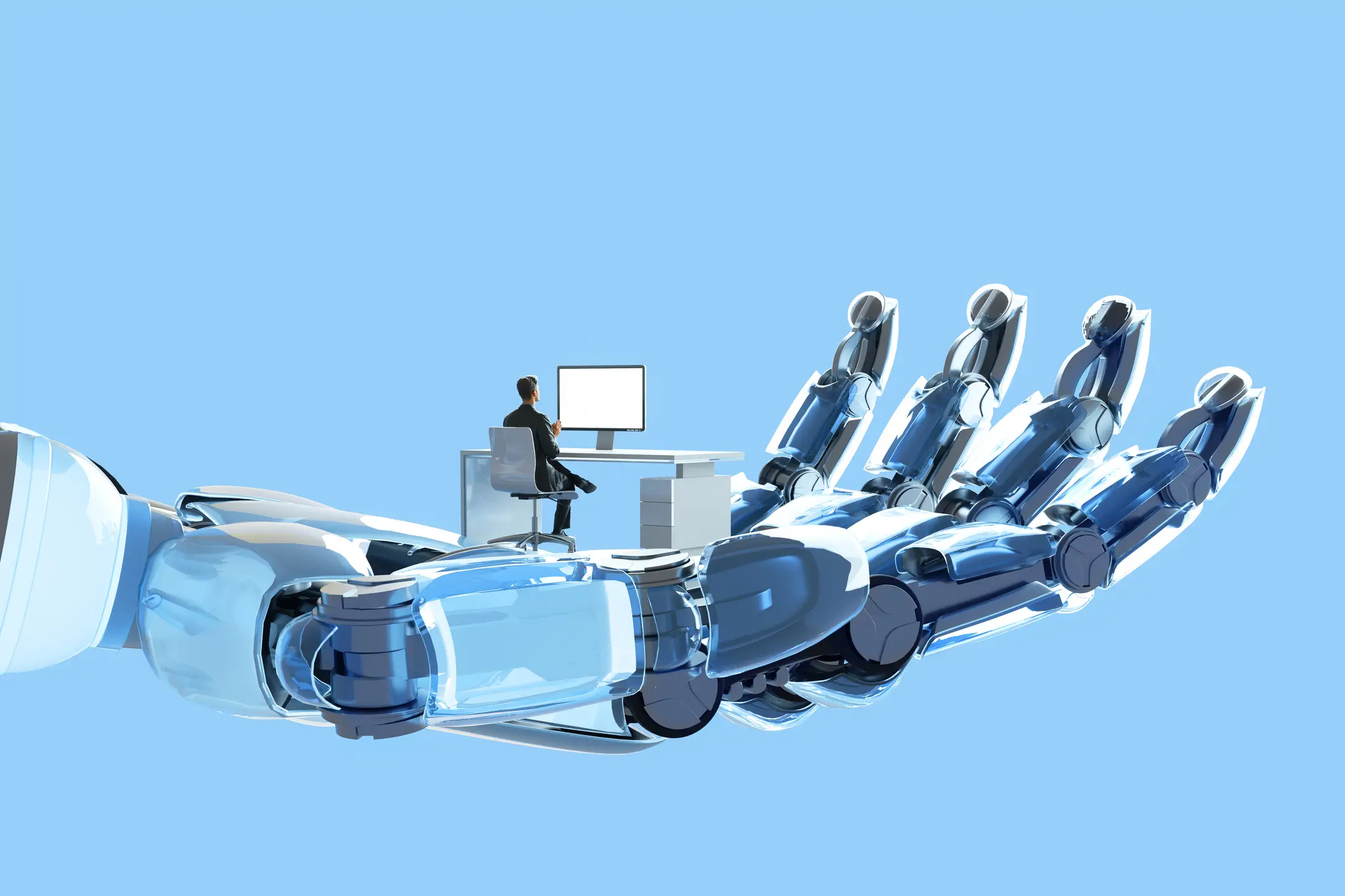 Figures suggest AI could be more widespread in the workplace than we first thought (Andriy Onufriyenko / Getty)