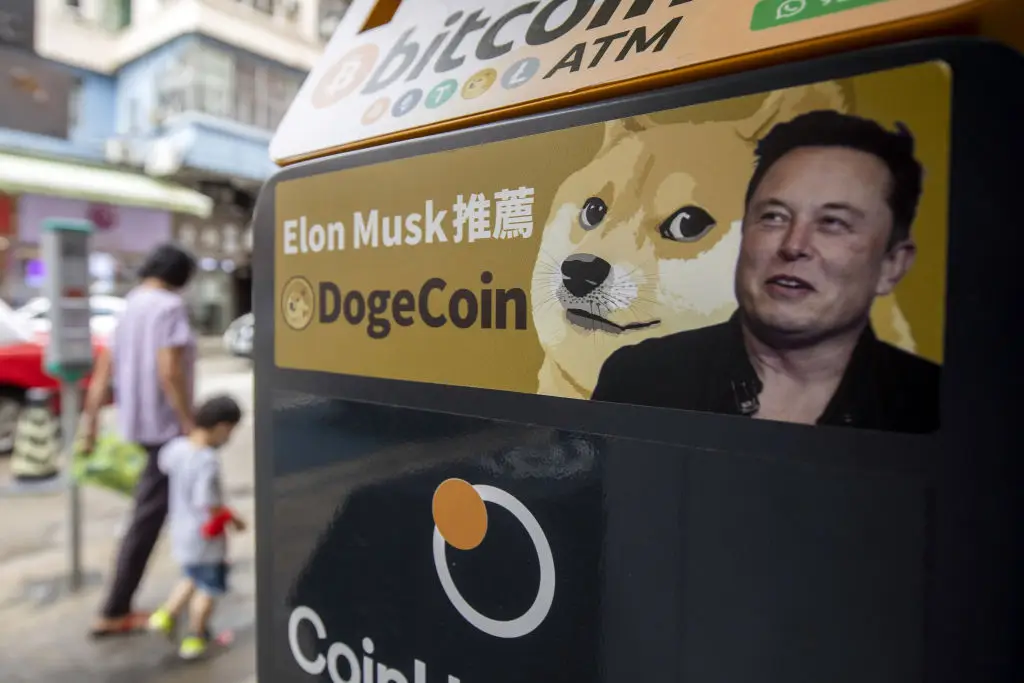 Musk has previously said Dogecoin is his favorite cryptocurrency (Bloomberg / Contributor / Getty)