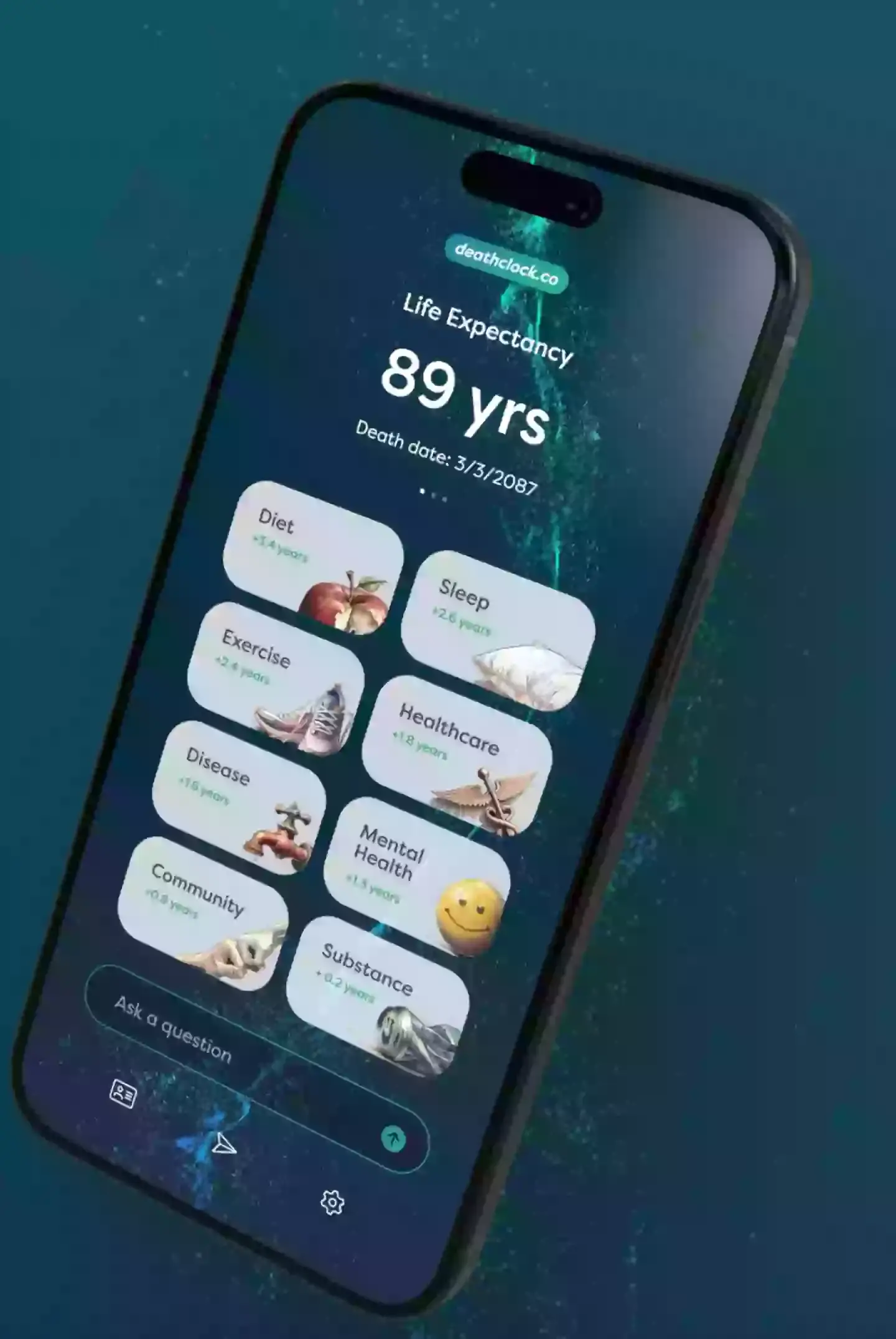 You can find out what day you might die on (Death Clock AI)