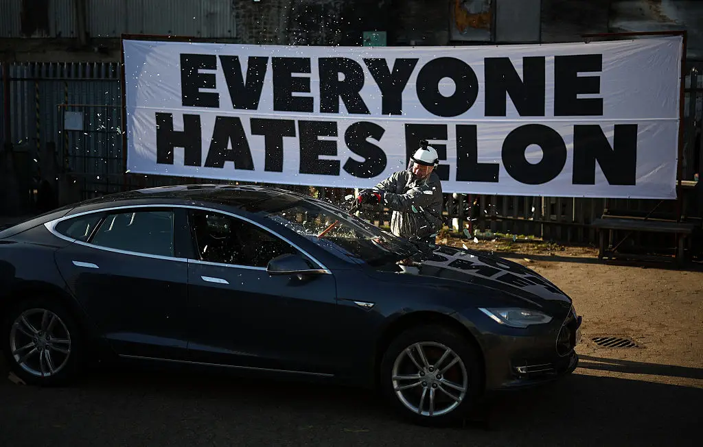 Musk's businesses would be significantly impacted if government contracts were terminated by the UK government (Henry Nicholls/AFP via Getty Images)