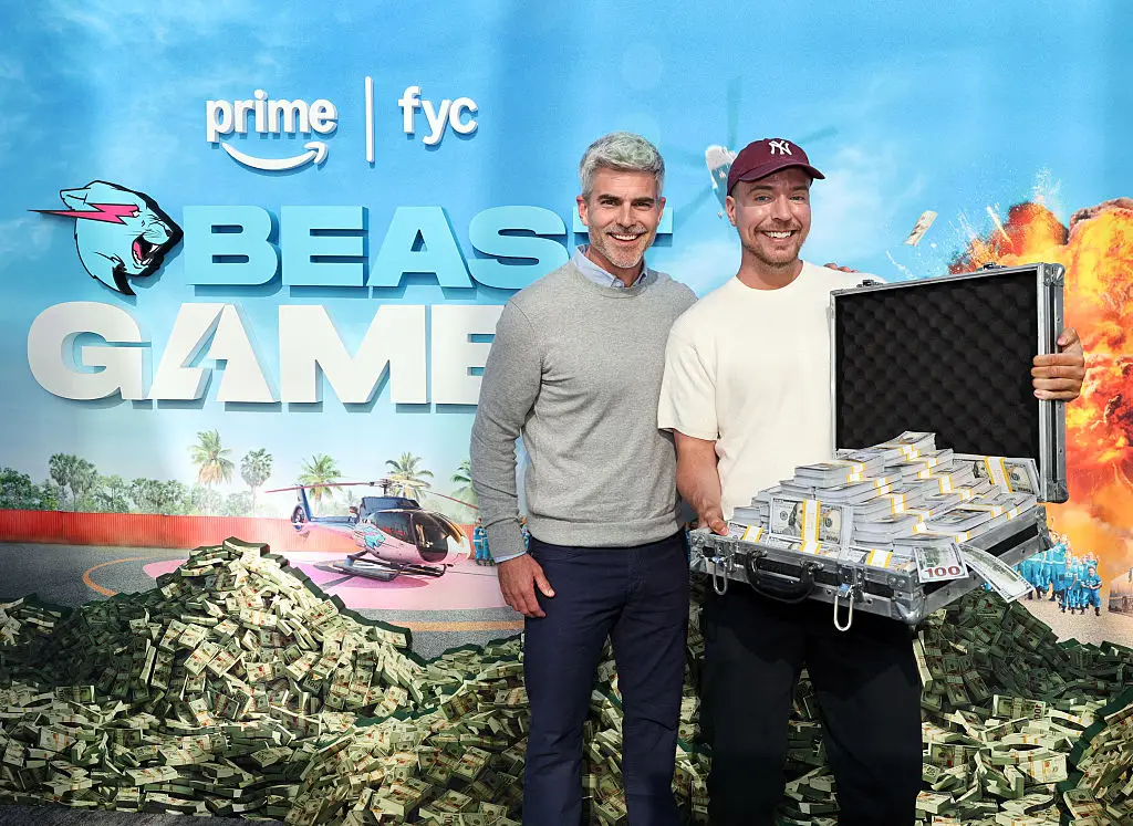 Jeffrey Randall Allen won $10 million from Beast Games, and planned to use most of it to help find a cure for his son (Eric Charbonneau/Amazon Prime Video via Getty Images)