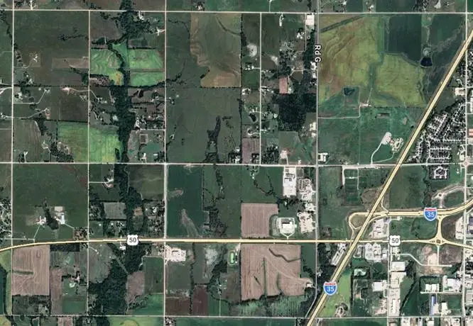Claridge was protesting the Flint Hills Digital Campus data center (Google Maps)