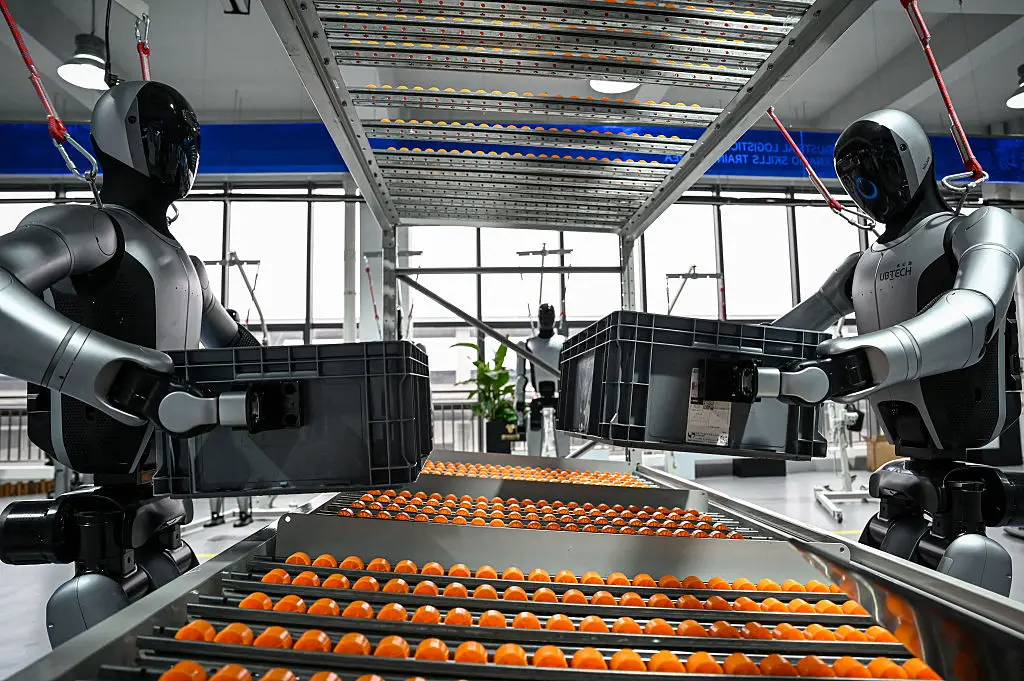 Without human workers, there might not be any customers to keep companies afloat (Jade GAO/AFP via Getty Images)