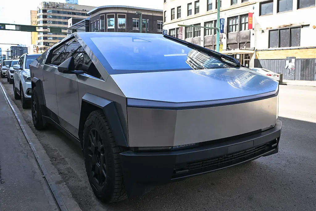 Driving a Cybertruck saved one contractor around $65 per day (Artur Widak/NurPhoto via Getty Images)