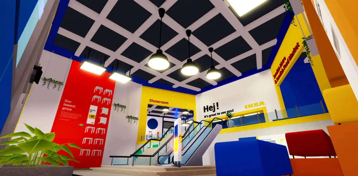 There will be 10 lucky people hired to work in the virtual store (Ikea)