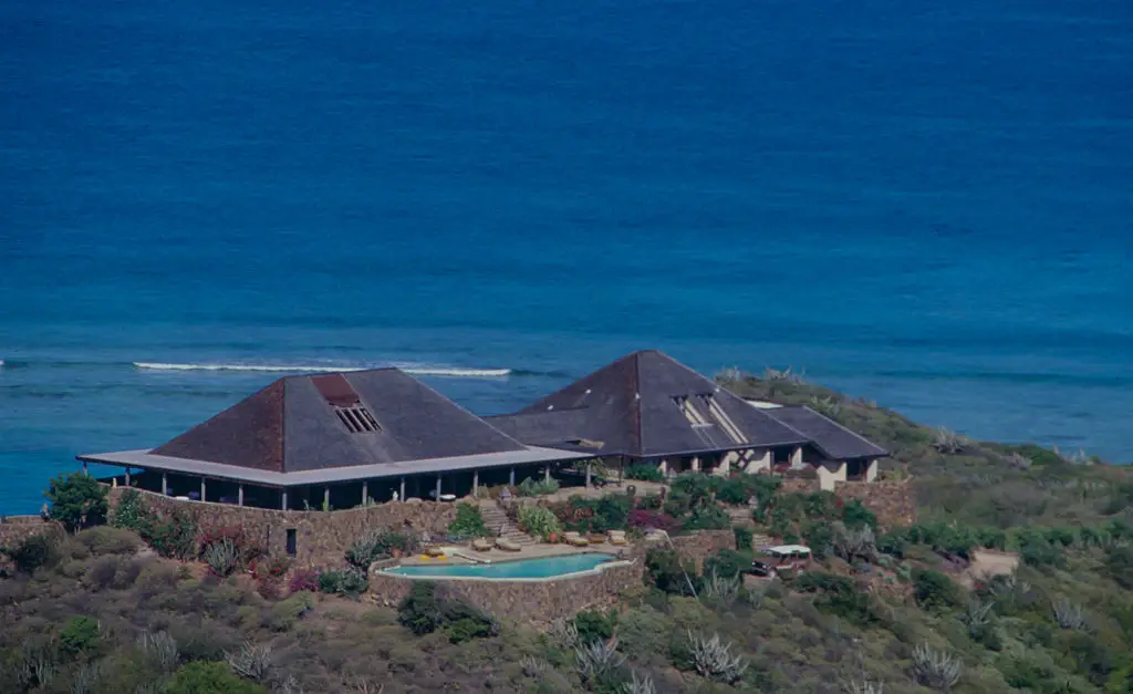 Wilson believes that she visited Necker Island, owned by Richard Branson, with Musk when she was younger (Julian Parker/UK Press via Getty Images)