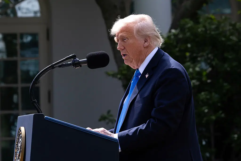 Trump has now signed the Take It Down Act into law, banning the distribution of NCII and AI deepfakes (Tom Brenner/The Washington Post via Getty Images)