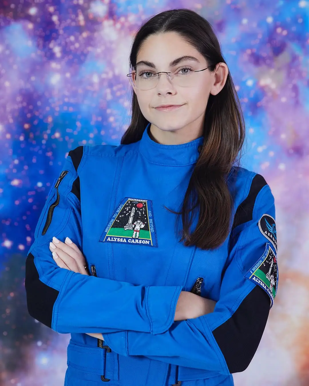 Alyssa Carson could be the first person to step foot on Mars despite being in her twenties (Instagram/@nasablueberry)