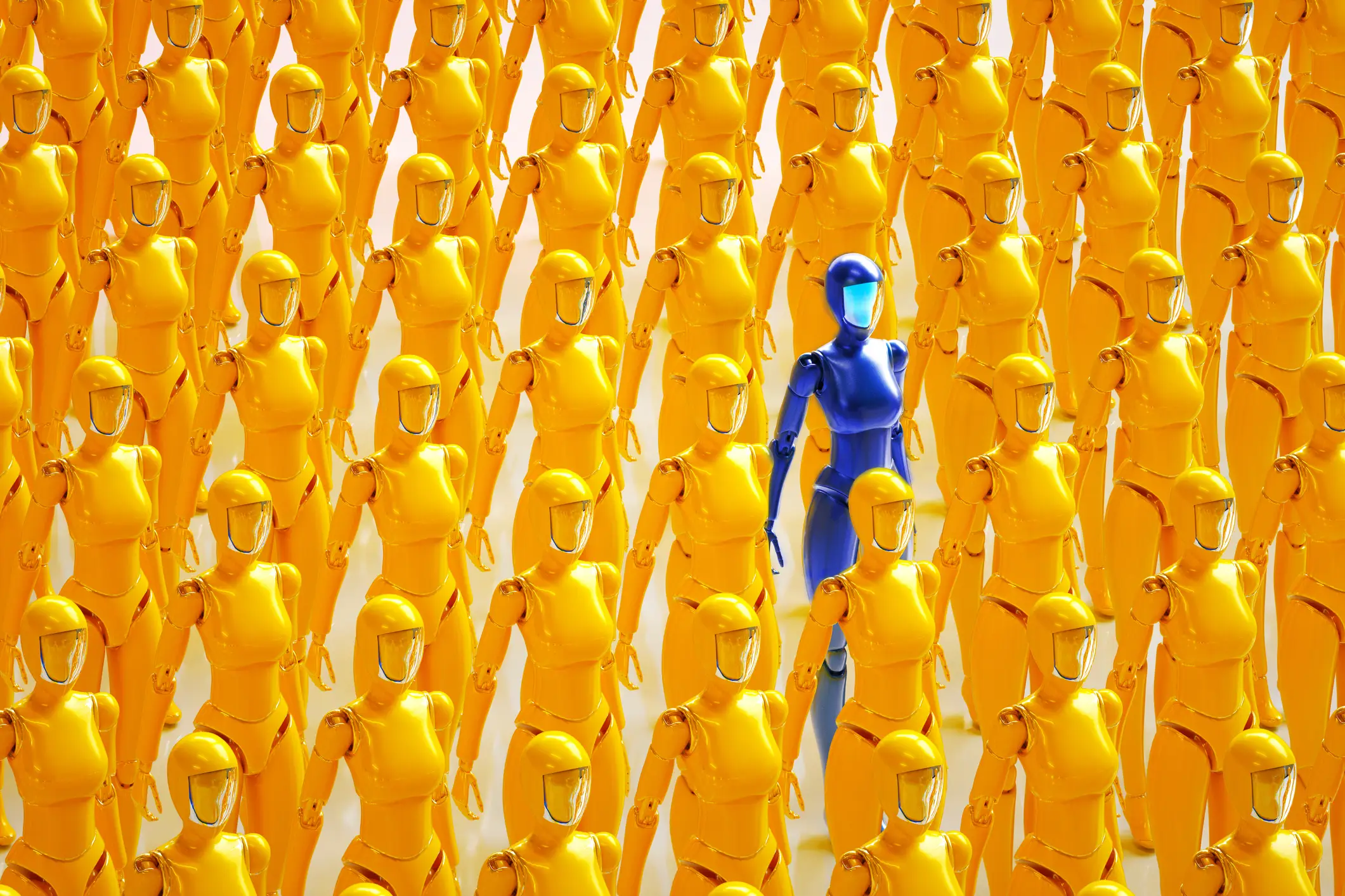 Studies suggest that it won't be long until the majority of internet traffic is created by AI (Getty Stock)