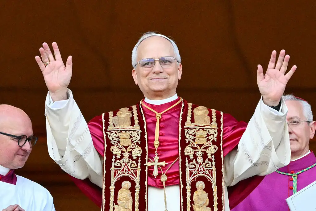 Pope Leo XIV was confirmed as the new pontiff on 8 May. (ALBERTO PIZZOLI/Contributor/Getty)