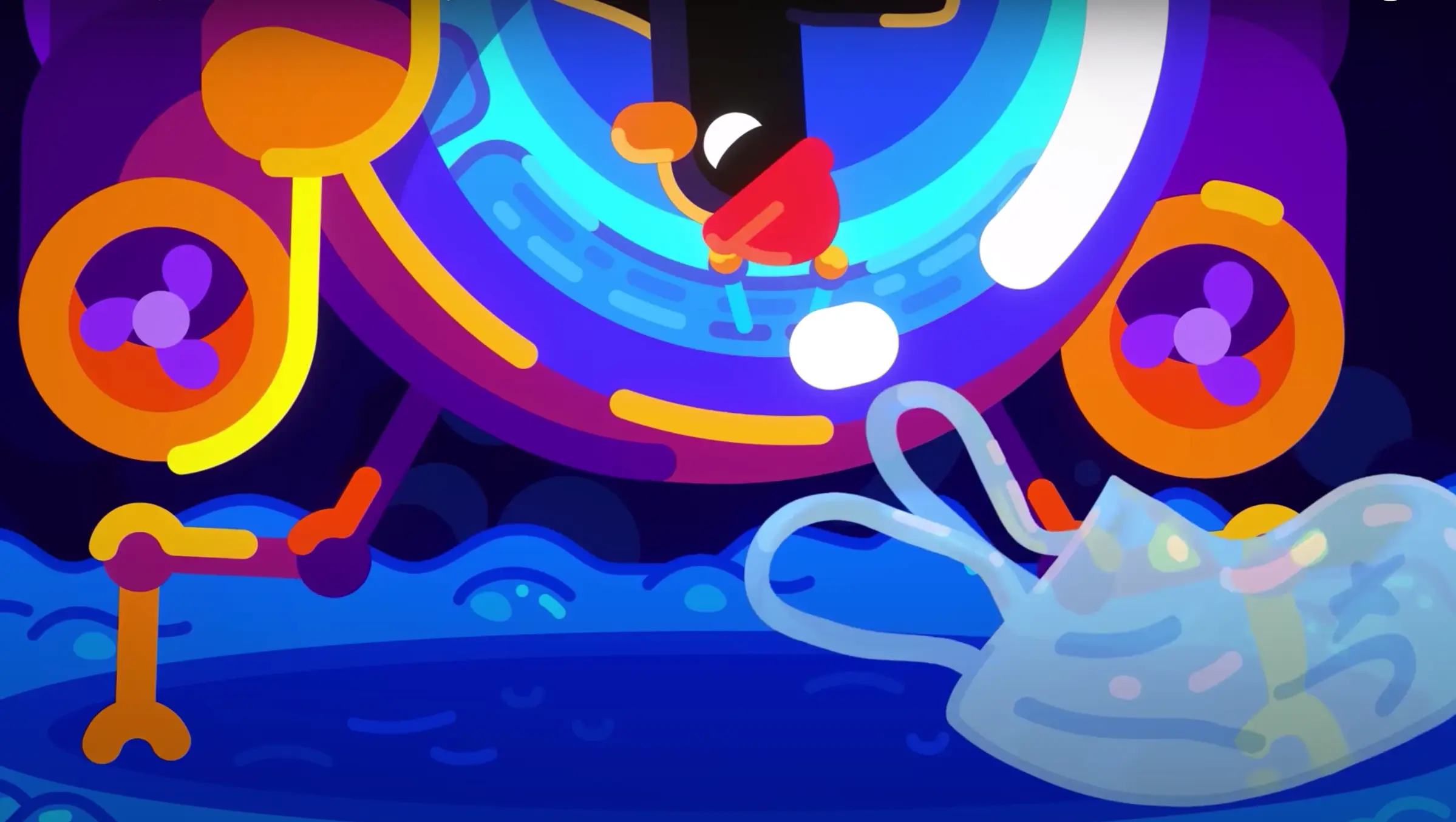 In 2018, scientists found plastic bags floating through the depths of the water (YouTube/Kurzgesagt - In a Nutshell)