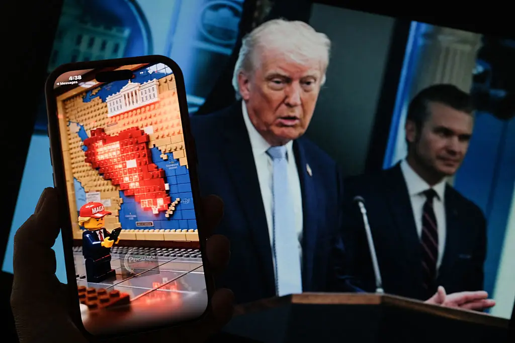 Trump and Hegseth are trying to ensure America doesn't fall behind China in the AI race (CHRIS DELMAS / Contributor / Getty)