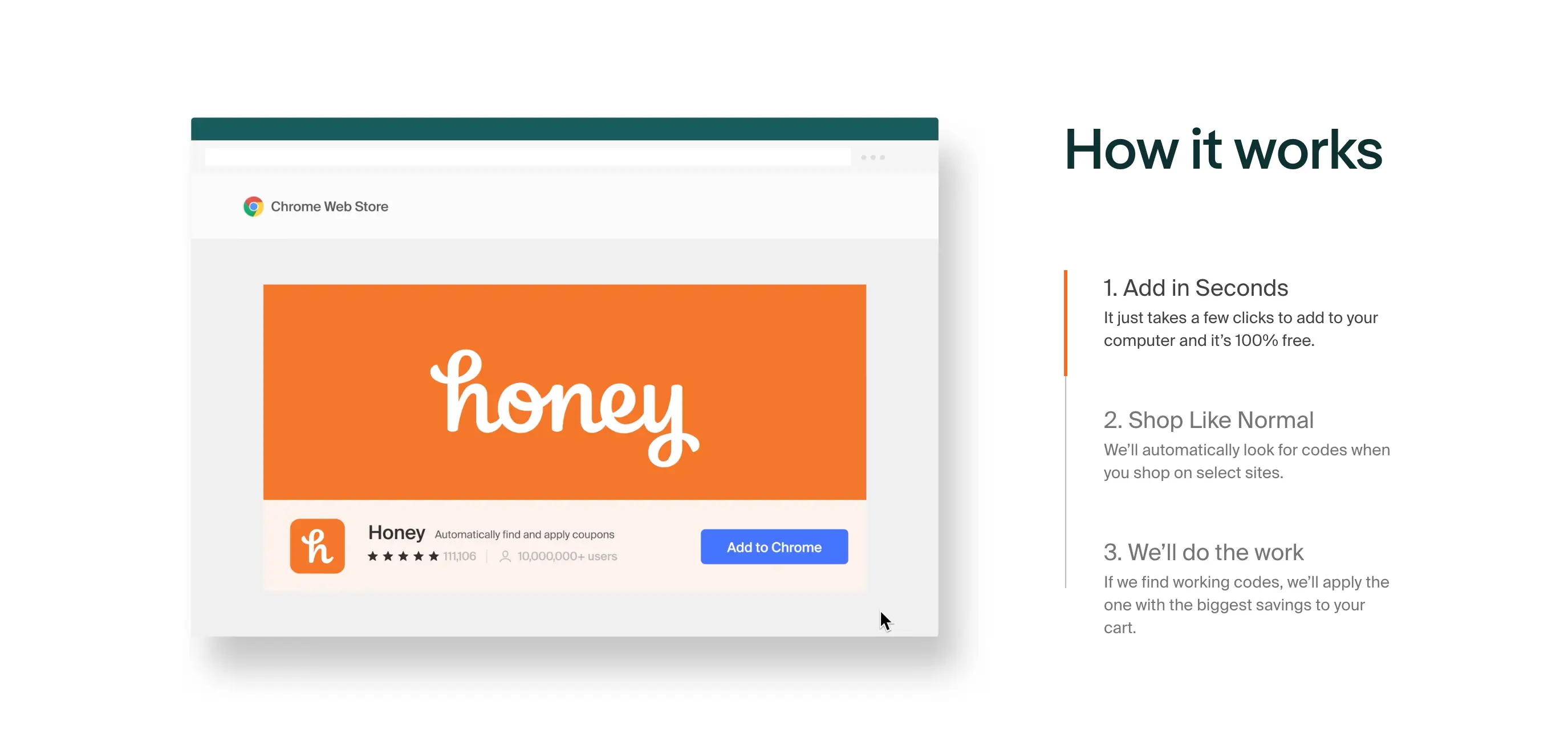 The browser extension is advertised as a money saving tool (PayPal Honey)
