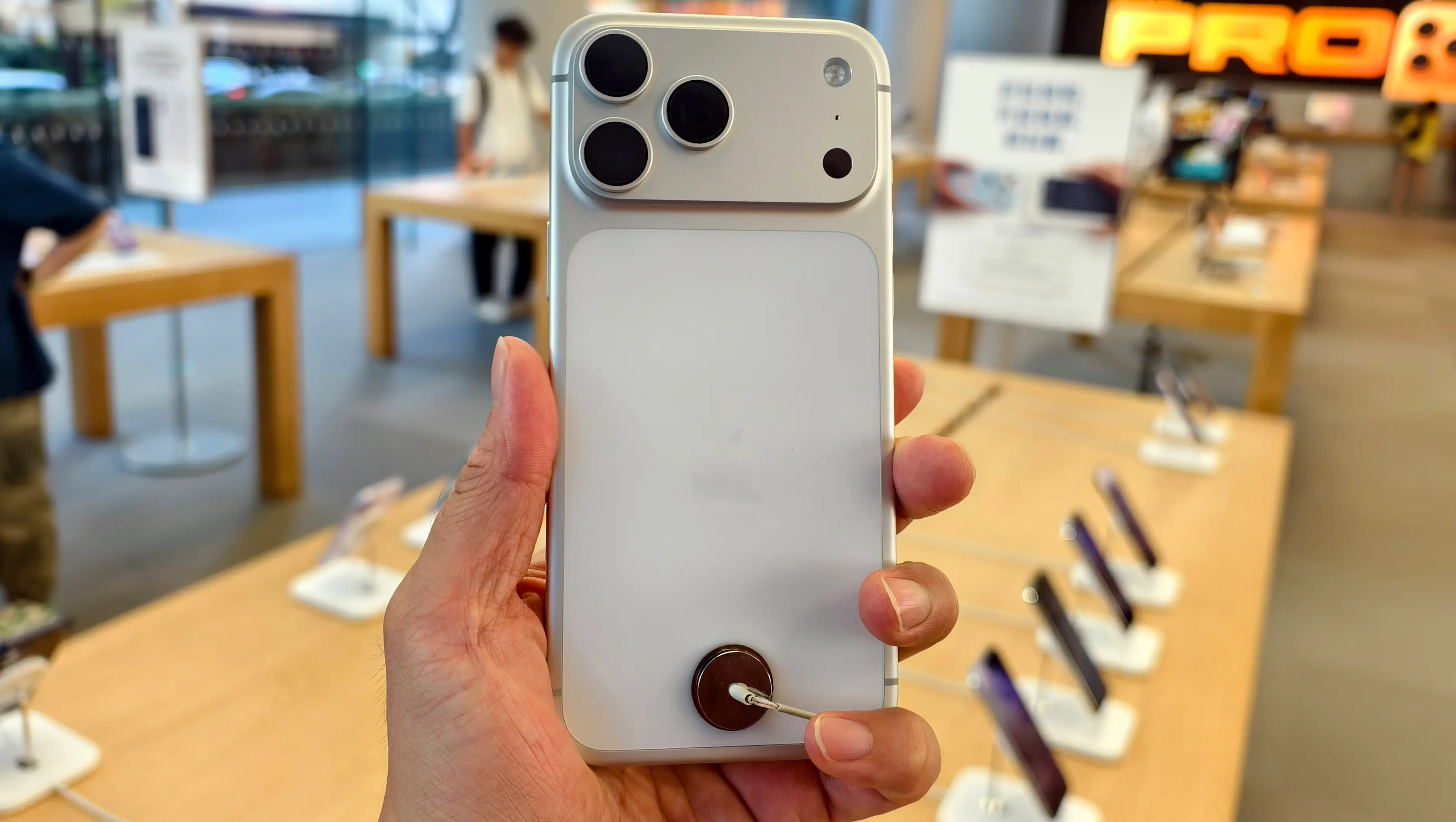 People are hoping to catch a glimpse of the new iPhone 18 line up (CFOTO/Future Publishing via Getty Images)