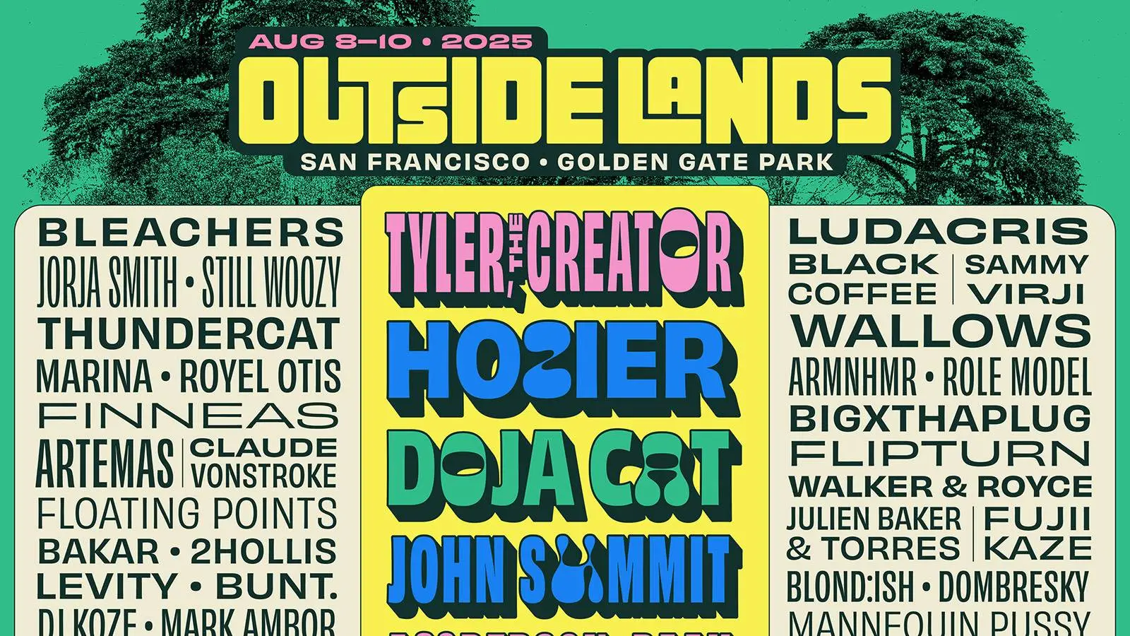 The incident took place at 2025's Outside Lands festival (Outside Lands)