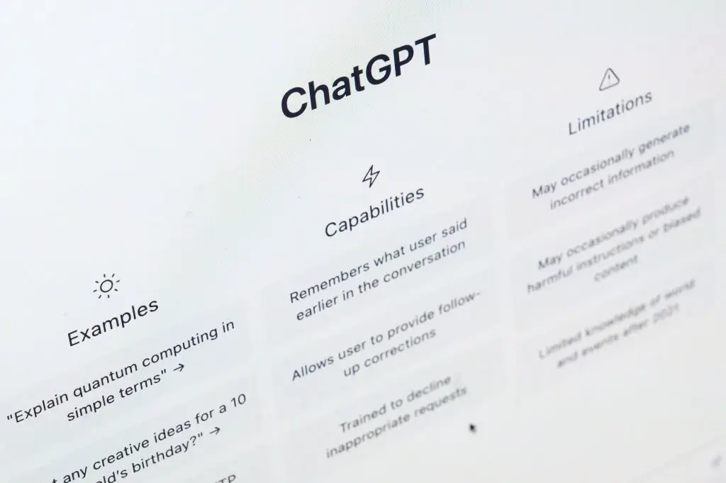 ChatGPT has fundamentally changed the internet, with content online now increasingly likely to be generated using AI (Leon Neal/Getty Images)