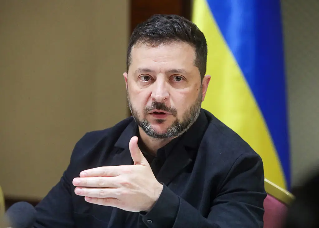 An advisor to Ukrainian President Volodymyr Zelenskyy claimed ‘this cannot be coincidence’ (Volodymyr Tarasov/Ukrinform/Future Publishing via Getty Images)