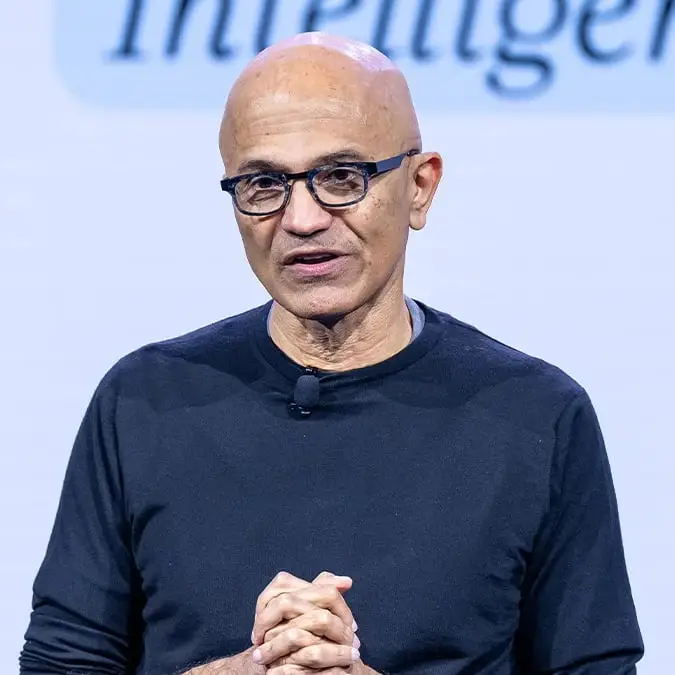 Microsoft CEO Satya Nadella (David Paul Morris/Bloomberg via Getty Images)