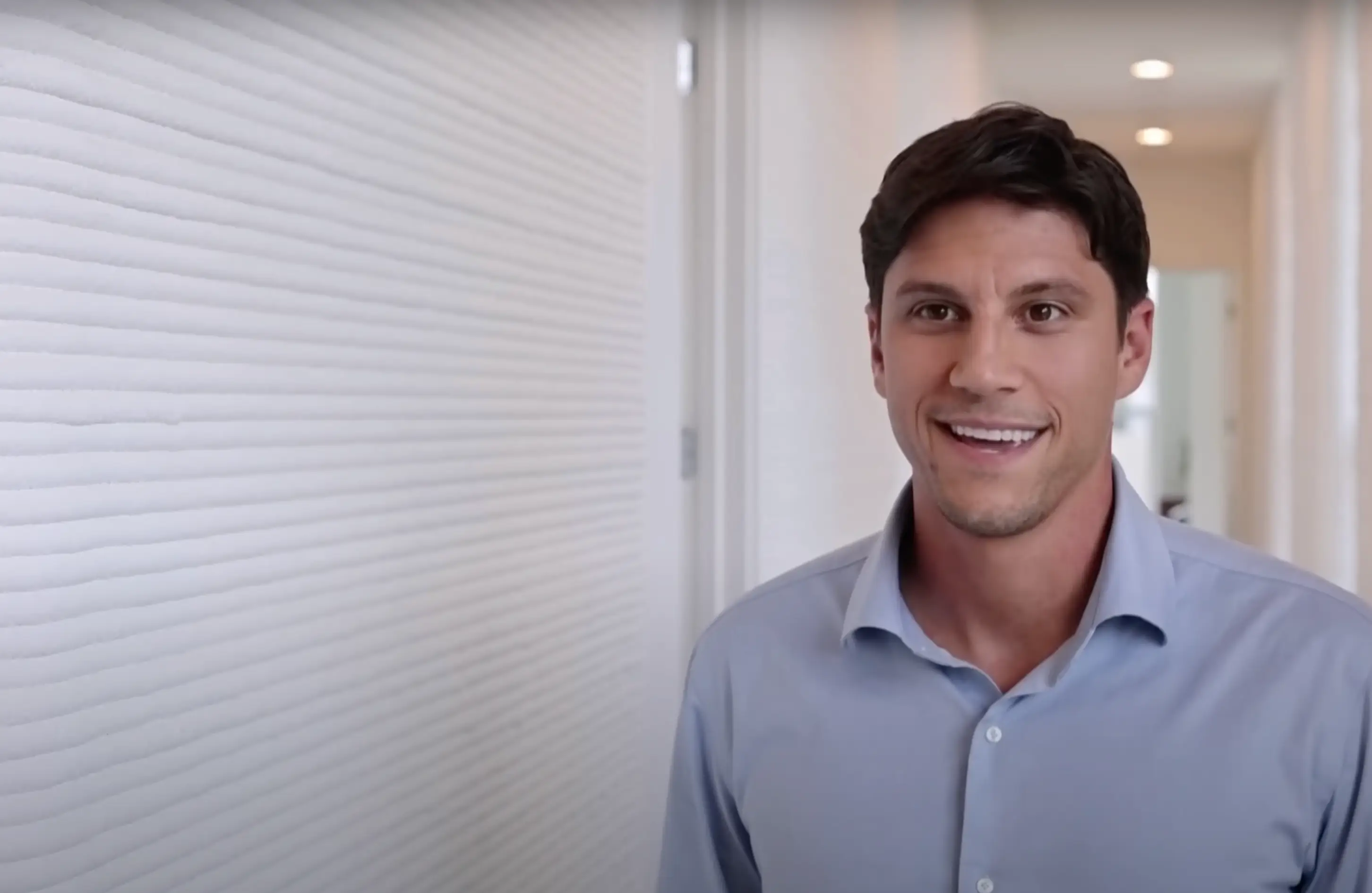 Not everyone is impressed by the 3D printed walls (YouTube/@telegraph)