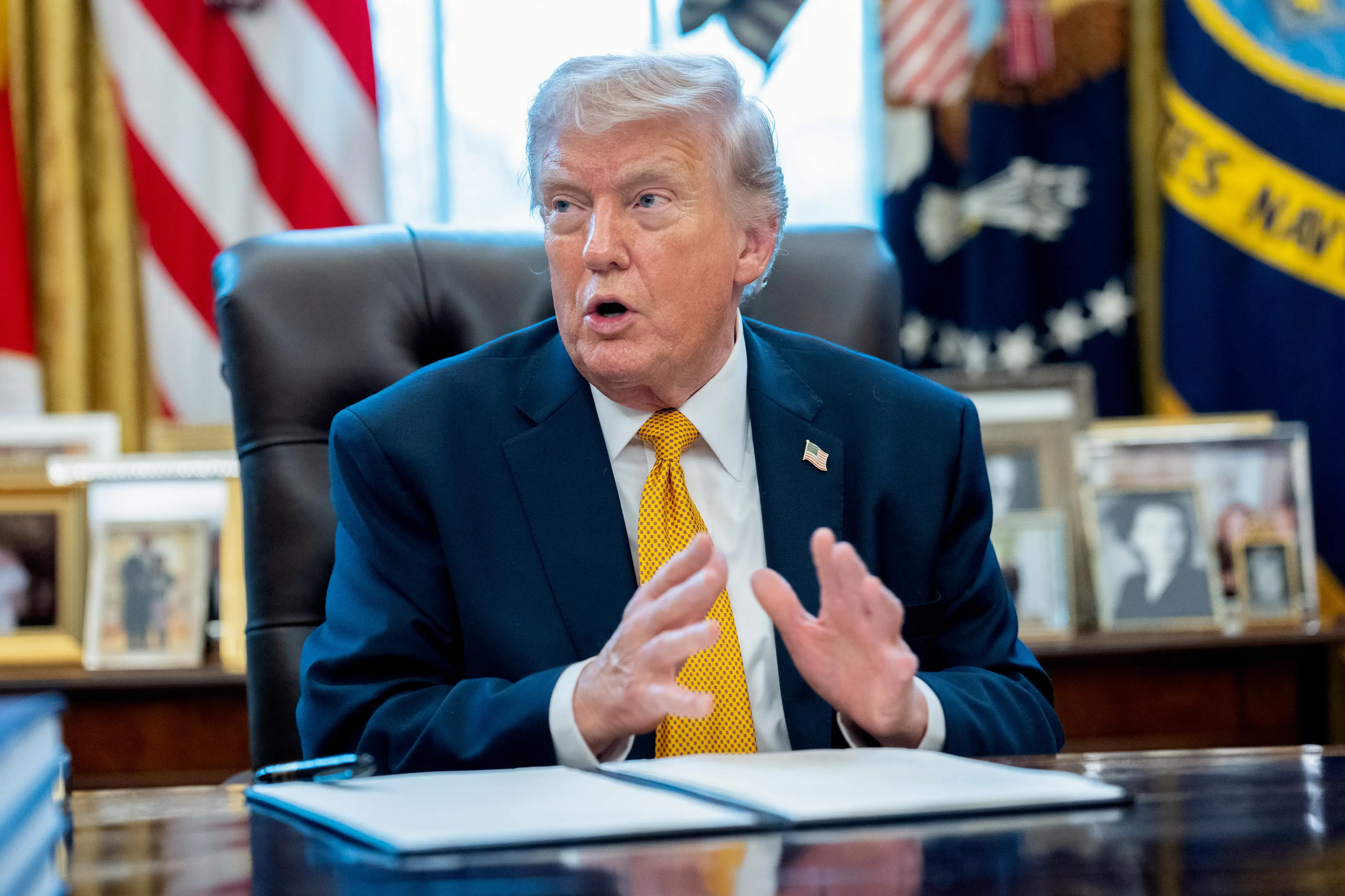 President Trump has spoken out amid the mass blackouts in Cuba (Aaron Schwartz/UPI/Bloomberg via Getty Images)