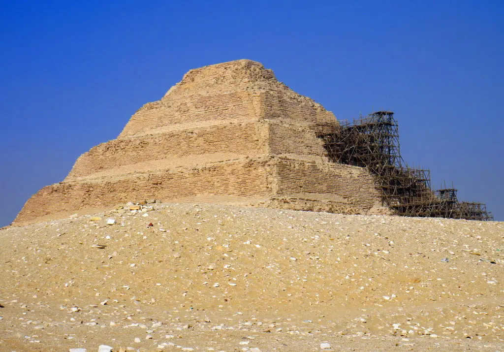 New understandings of the mechanisms used to build pyramids have been uncovered by archaeologists (Universal History Archive/Universal Images Group via Getty Images)
