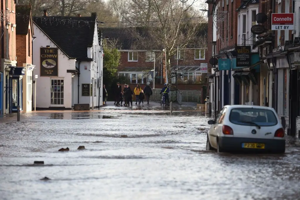 Tenbury Wells is regularly hit by flooding (OLI SCARFF / Contributor / Getty)