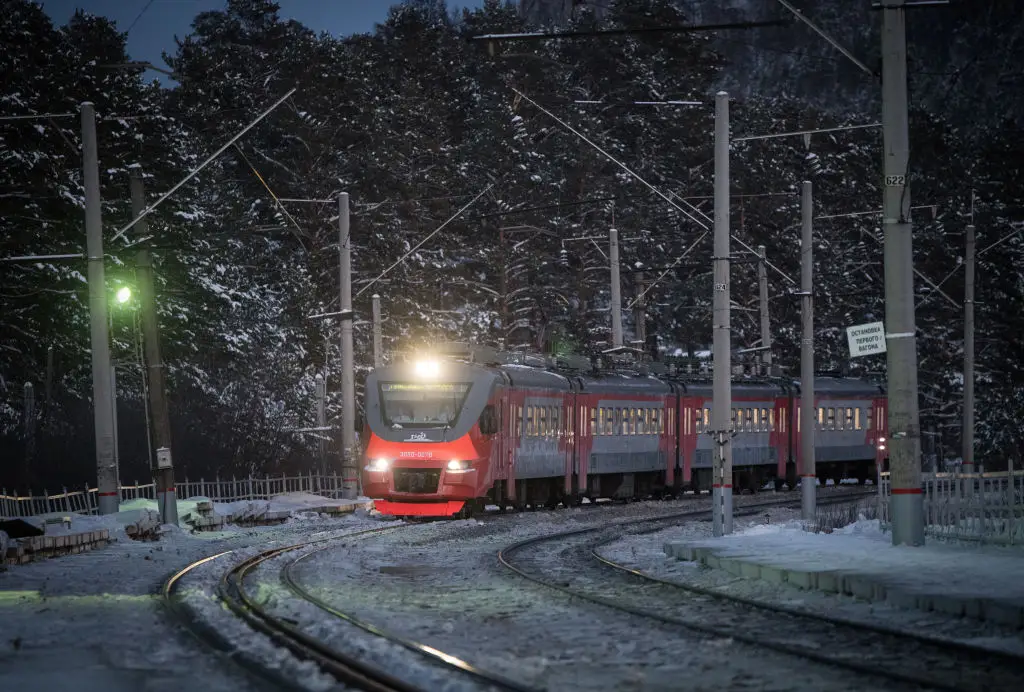 The train journey will take you through some beautiful sights (Alexander Manzyuk/Anadolu via Getty Images)