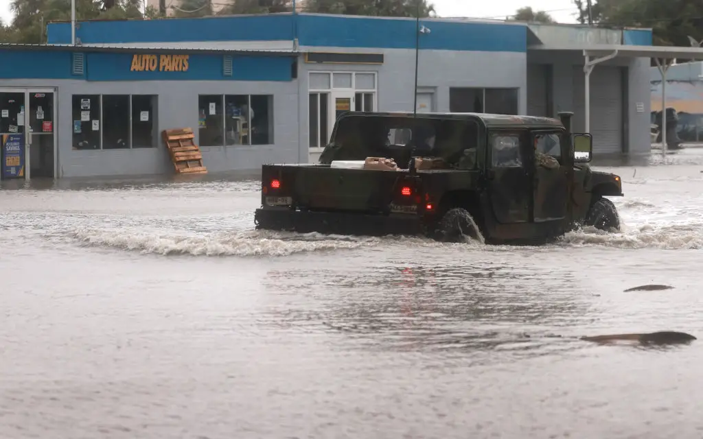 NWS says most flood deaths happen in vehicles (Joe Raedle/Staff/Getty Images)