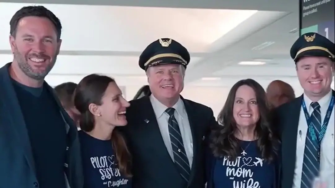 The Myer family including, Tom Myer and Bradley Myer (United Airlines)